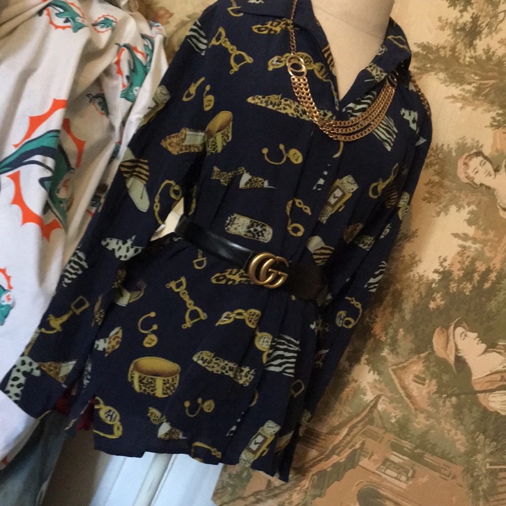 Vintage Beautiful Exit Shops Silk Blouse - image 2